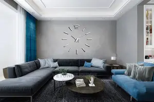 Navy 3D Wall Clock