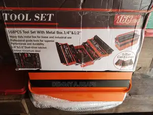 168pcs Mechanical Tools Set With Metal Box
