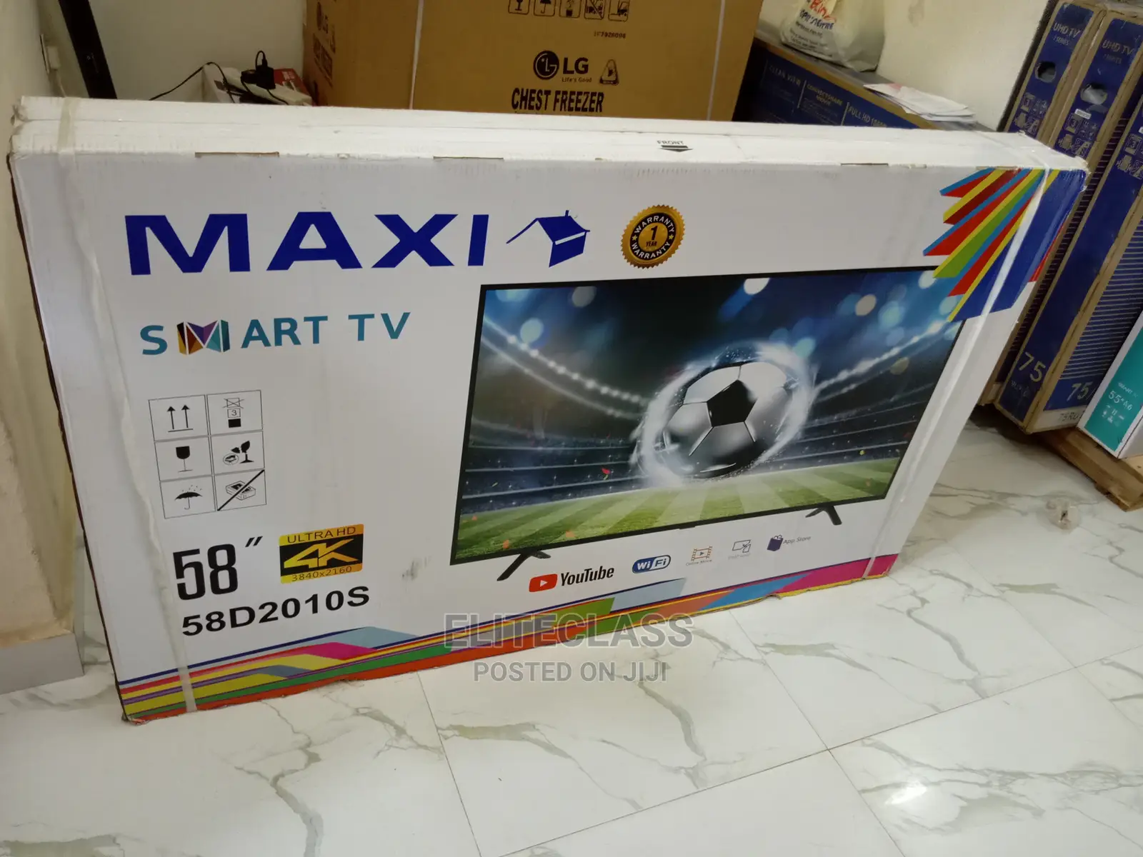 Maxi 58 Inches Uhd Smart TV With Massive Display Size