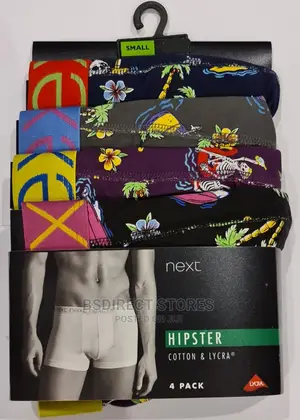 NEXT Hipsters Coast Life Luxury Men Cotton Boxers Pack of 4