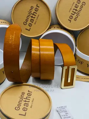 Original GUCCI Leathef Belts Available in Store
