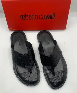 Original Itailan ROBERTO CAVALLI Slipper Available in Store
