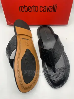 Original Itailan ROBERTO CAVALLI Slipper Available in Store