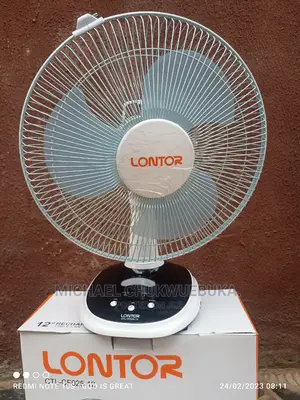 Lontor 12" Rechargeable Table Fan