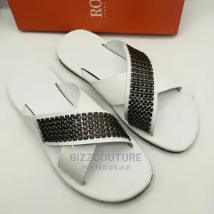 Original Italian ROSSI Leather Slippers Available in Store