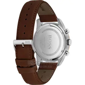 Original HUGO BOSS Leather Strap Watch Available in Store