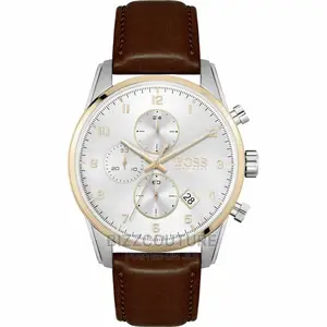Original HUGO BOSS Leather Strap Watch Available in Store