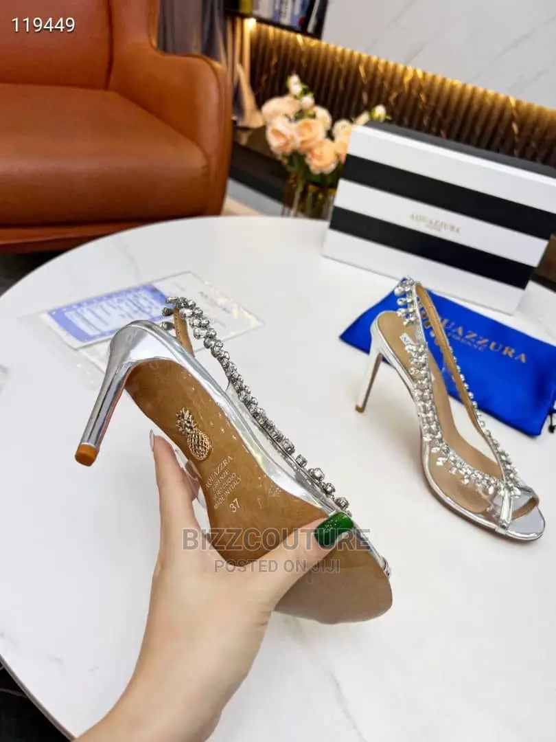 Original AQUAZZURA Leather Heels Available in Store