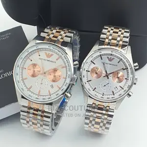 Original EMPORIO ARMANI Couples Watch Available in Store