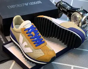 Original EMPORIO ARMANI Luxury Sneakers Available in Store