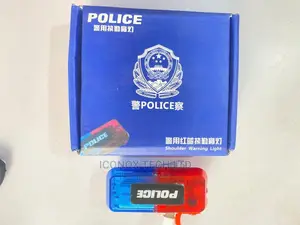 Mini Police Shoulder Warning Light With Rechargeable Battery