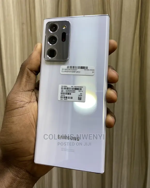 Samsung Galaxy Note 20 Ultra 5G 128 GB White in Ikeja Mobile