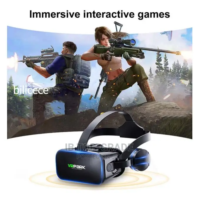 Virtual Reality Smart Headset Stereo Helmet Controller