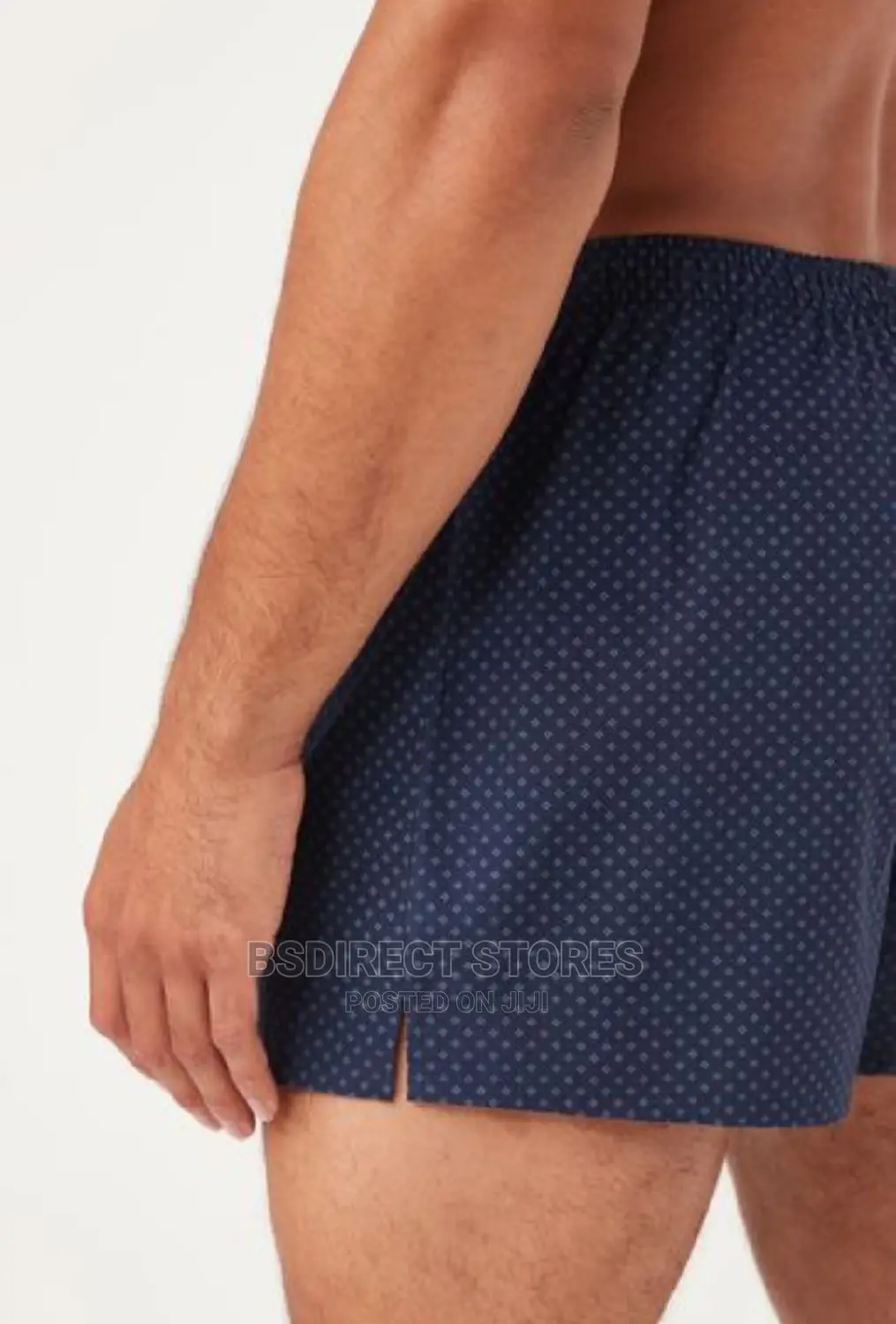 NEXT Navy Pattern Woven Luxury 100% Pure Cotton Men Boxers