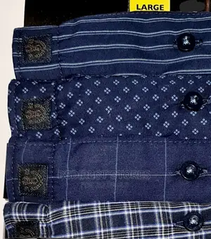 NEXT Navy Pattern Woven Luxury 100% Pure Cotton Men Boxers