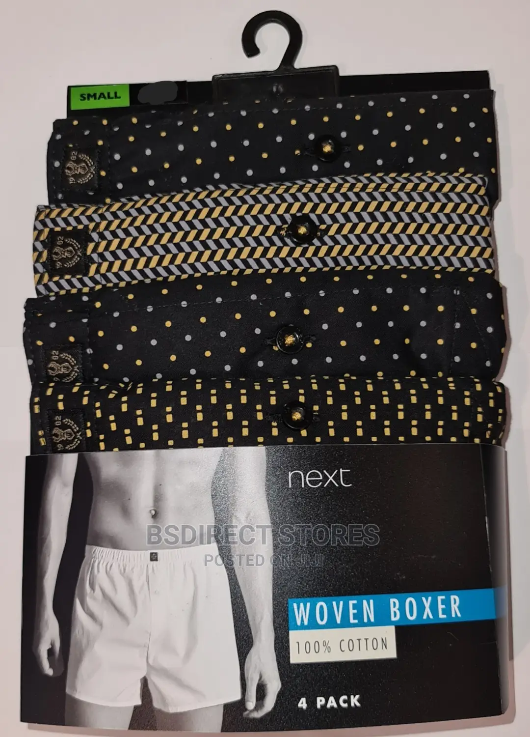 NEXT Brown Pattern Woven Luxury 100% Pure Cotton Men Boxers