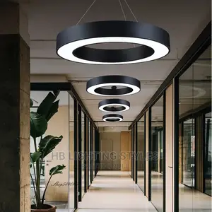 LED Rings Chandelier Light