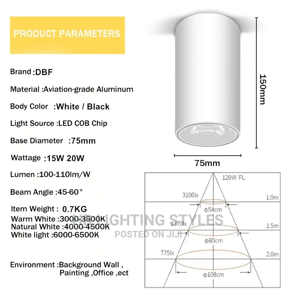 Modern Led Downlight Surface Mounted Aluminum Spot Led