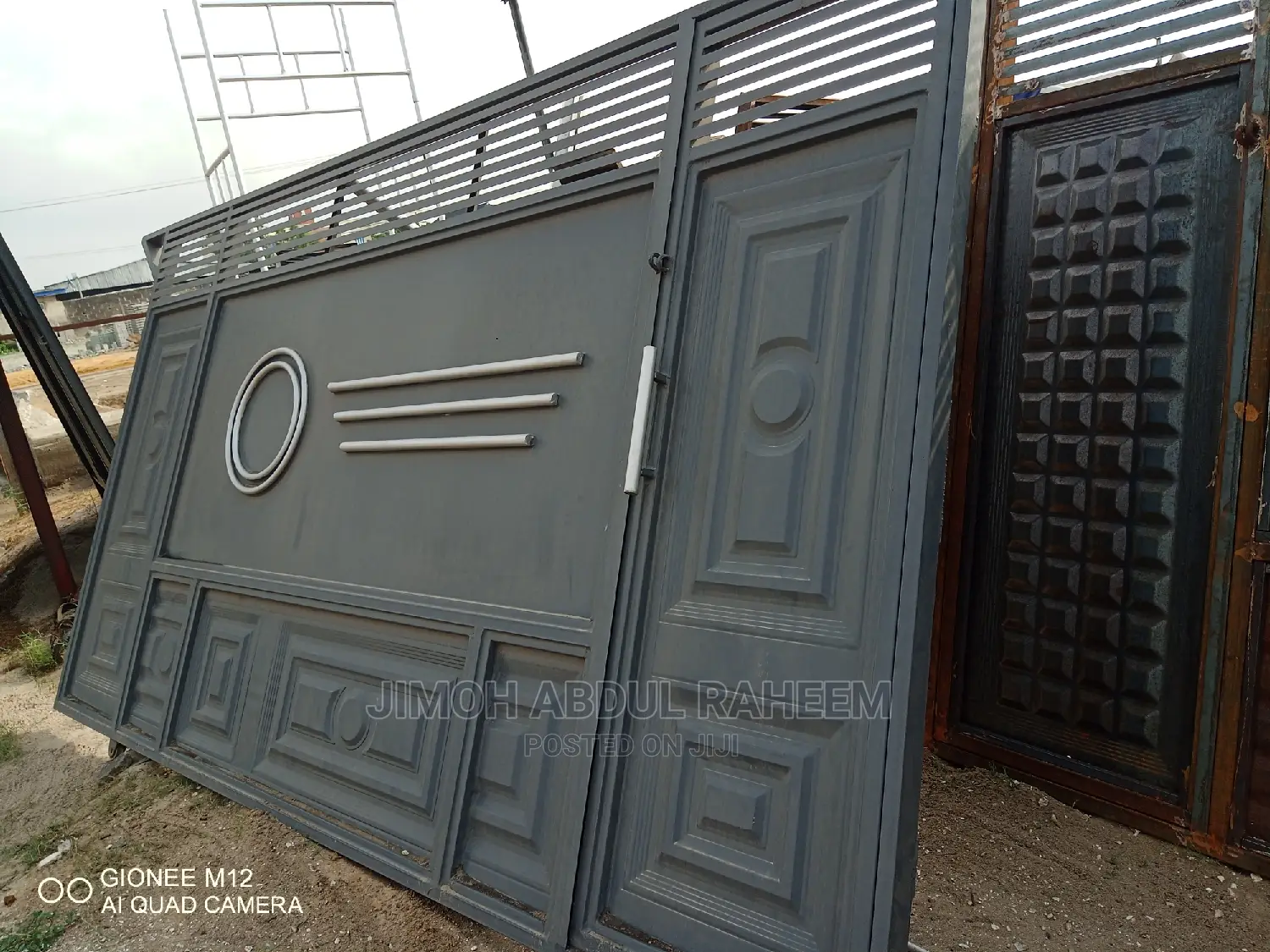 Track Iron Entrance Gate