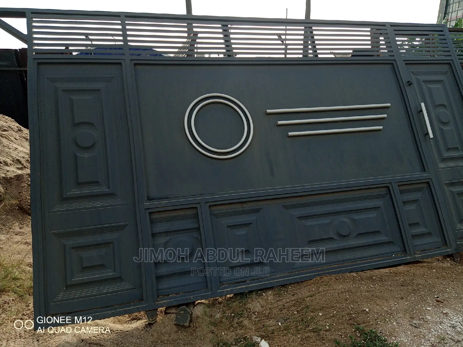 Track Iron Entrance Gate