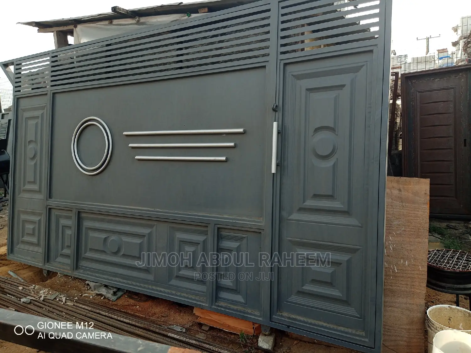 Track Iron Entrance Gate