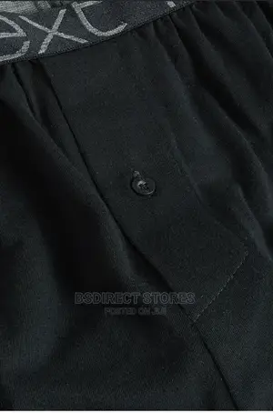 NEXT Black Loose Fit Luxury 100% Pure Cotton Men Boxers