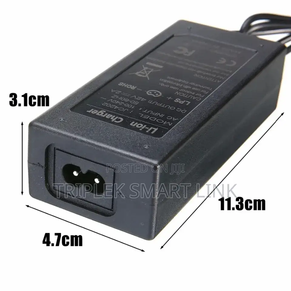 100% Certified Fast Hoverboard Charger 42volts 2amp Adapter