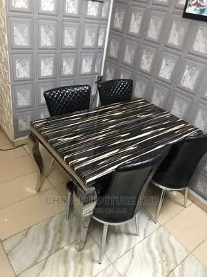 Classic Marble Dinning by 4 Seaters