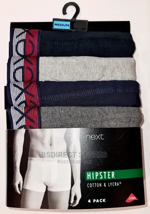 NEXT Multi Colour Hipster Luxury Men Cotton Boxers Pack Of 4