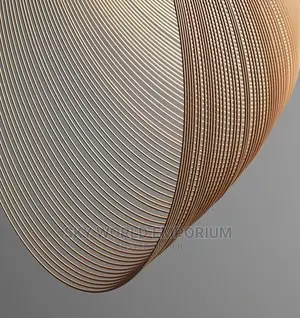 Single Wooden LED Chandeliers Lighting