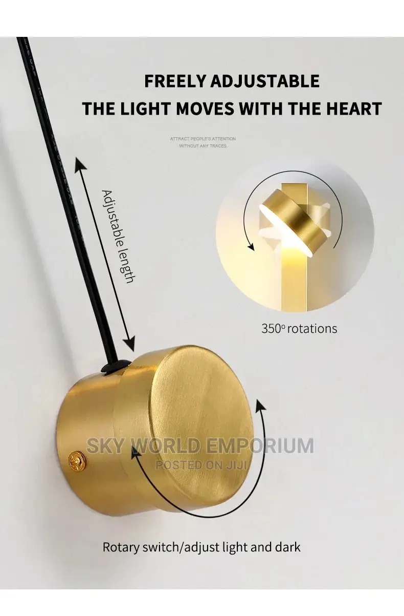 Nordic Dimming Modern Wall Light
