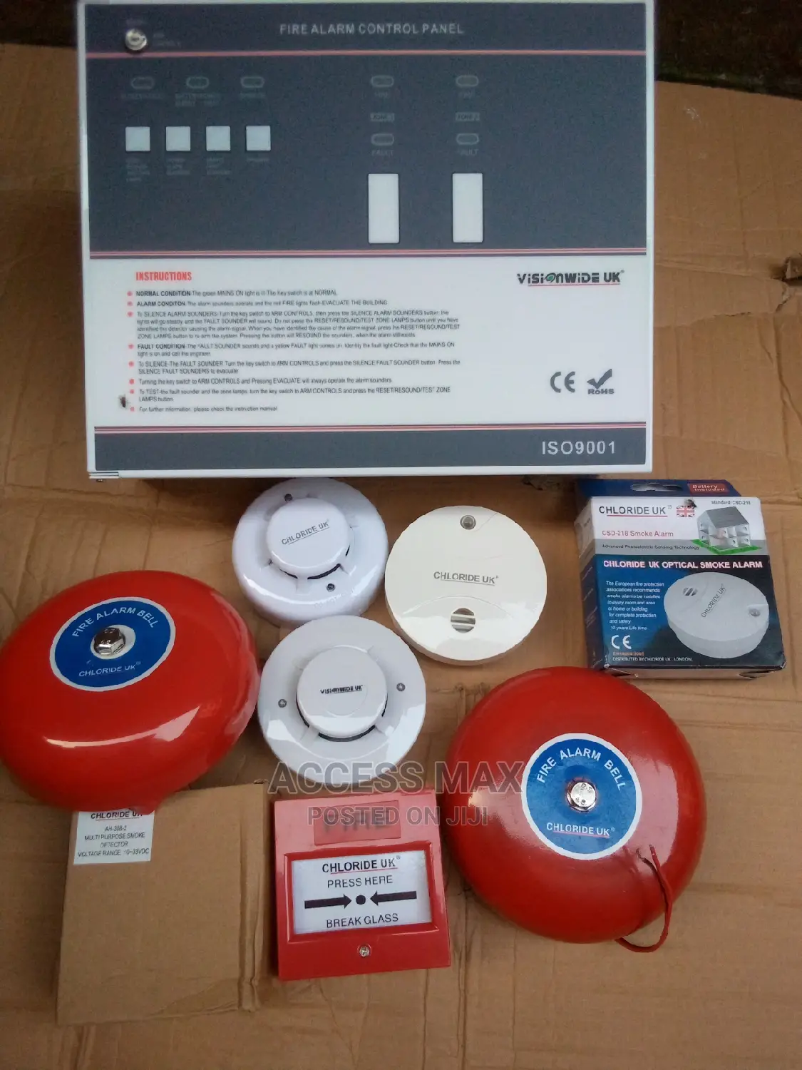 2 Zone Fire Alarm Panel
