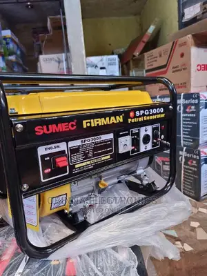 Brand New Sumec Firman(Spg3000)2.8kva Generator/Manual/Coper