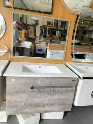 Cabinet Basin With Bluetooth Speaker Mirror