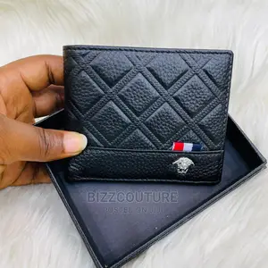 Original VERSACE Leather Wallets Available in Store