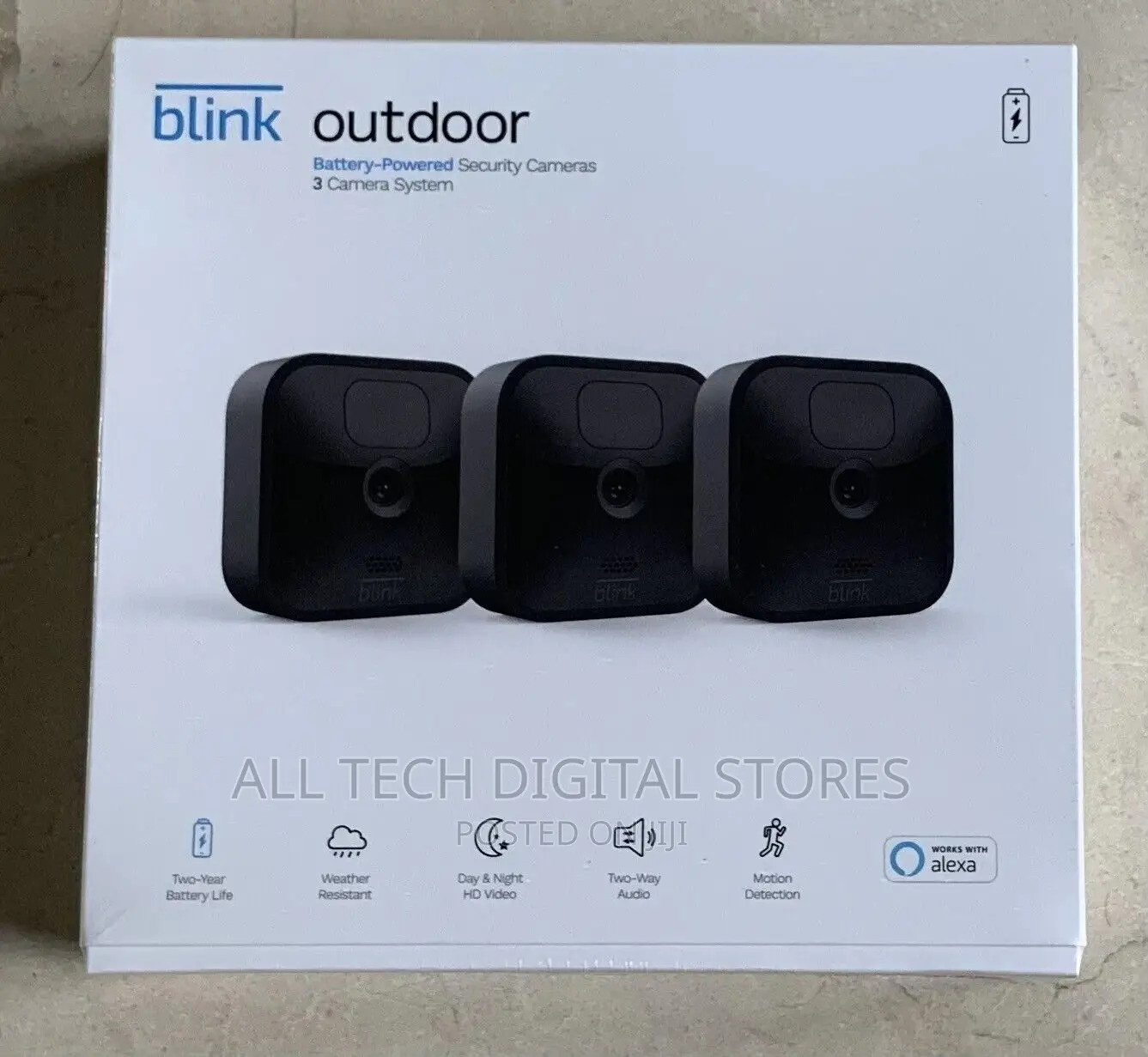 Blink Outdoor 3in1 Battery-Powered Security Cameras