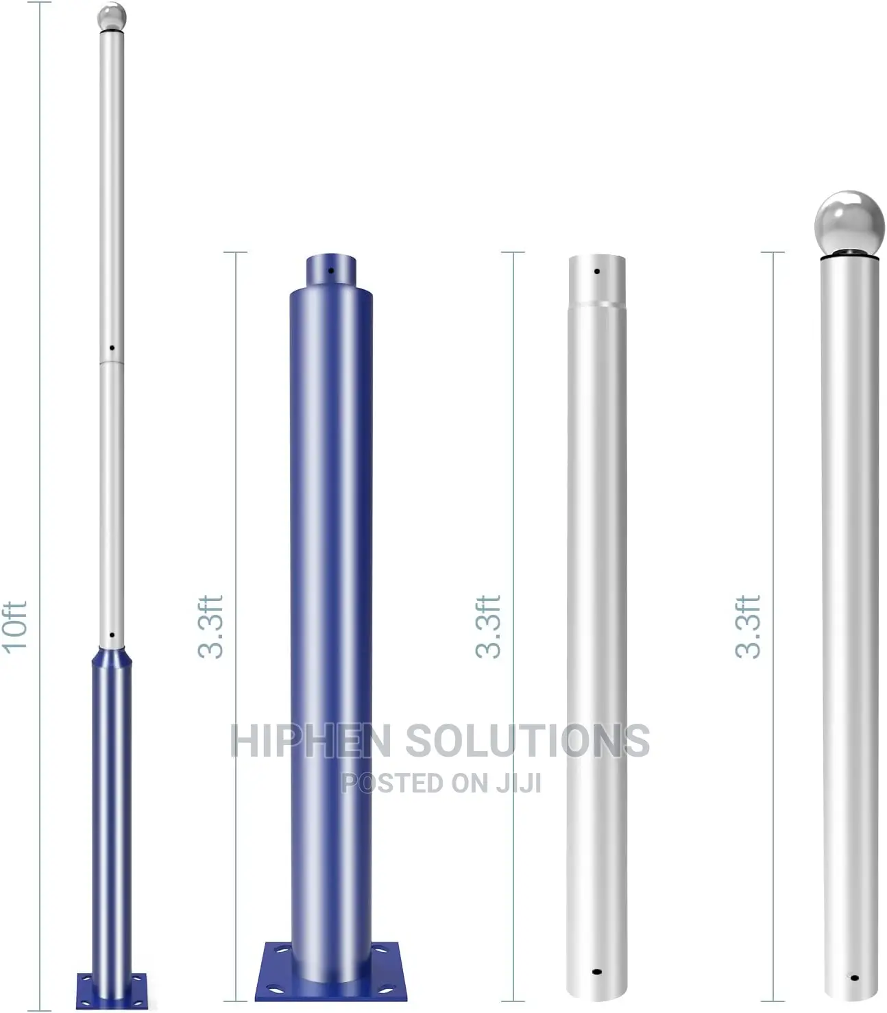Solar Street Light Poles