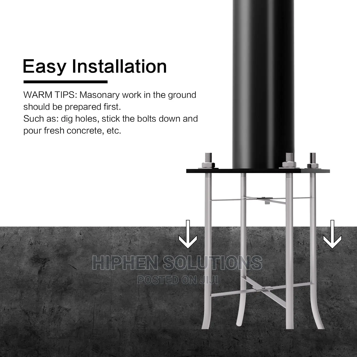 Solar Street Light Pole