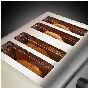 Essentials Wide Slot 4 Slice Toaster Adjustable Browning