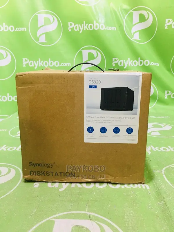 Synology 4 Bay Nas Diskstation Ds920+ (Diskless)