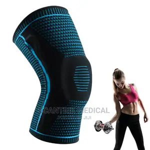 Knee Compression Sleeve Support With Patella Gel Strap,