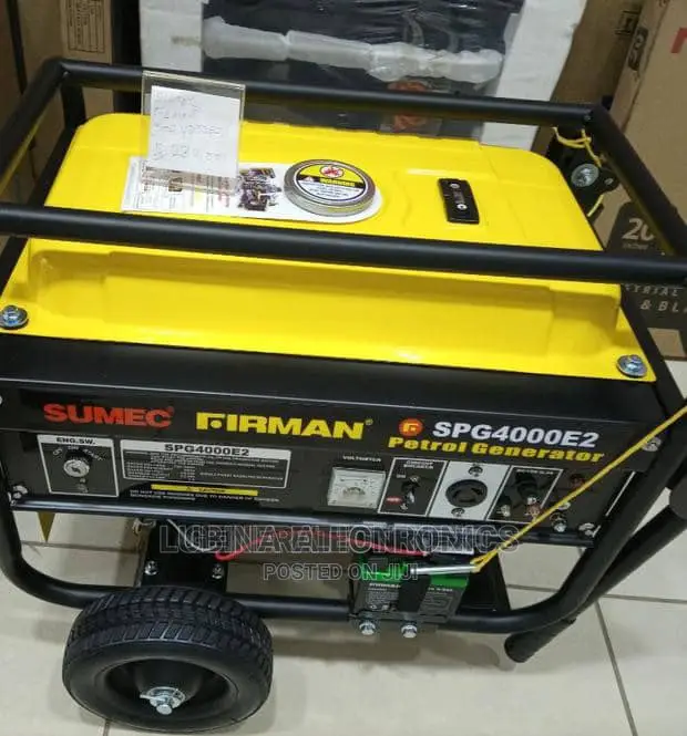 Brand New Sumec Firman(SPG4000E2)3.5KVA GENERATOR/COPPER/