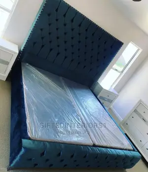 6 by 6 Tufted Bedframe