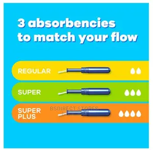 Tampax Pearl Super Plus Tampons Smoothtouch Applicator 18X