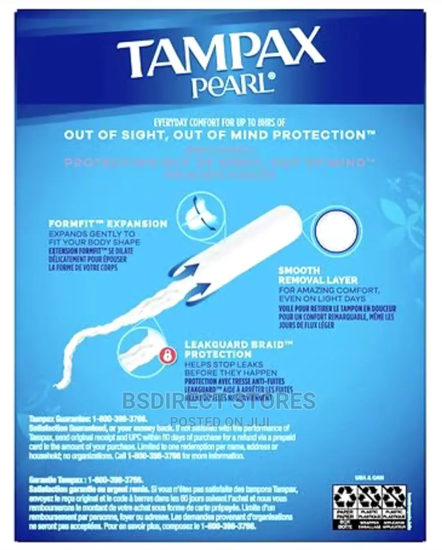 Tampax Pearl Super Plus Tampons Smoothtouch Applicator 18X