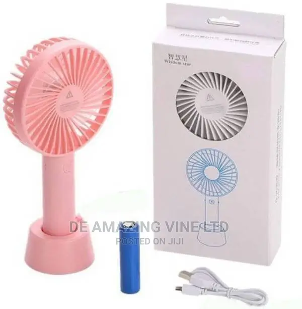 Mini Usb Rechargeable Fan With Stand