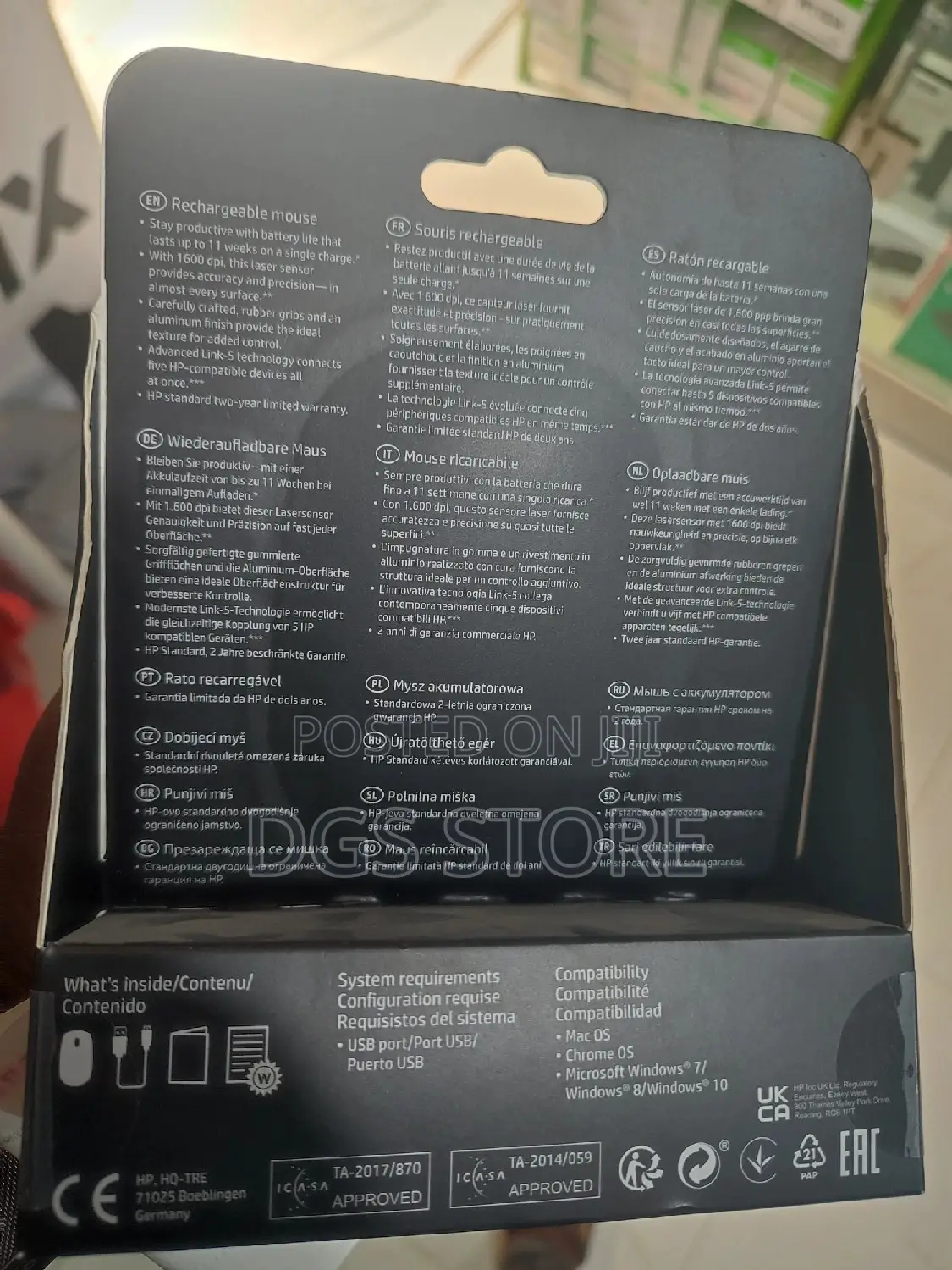 HP Envy Rechargeable Mouse 500