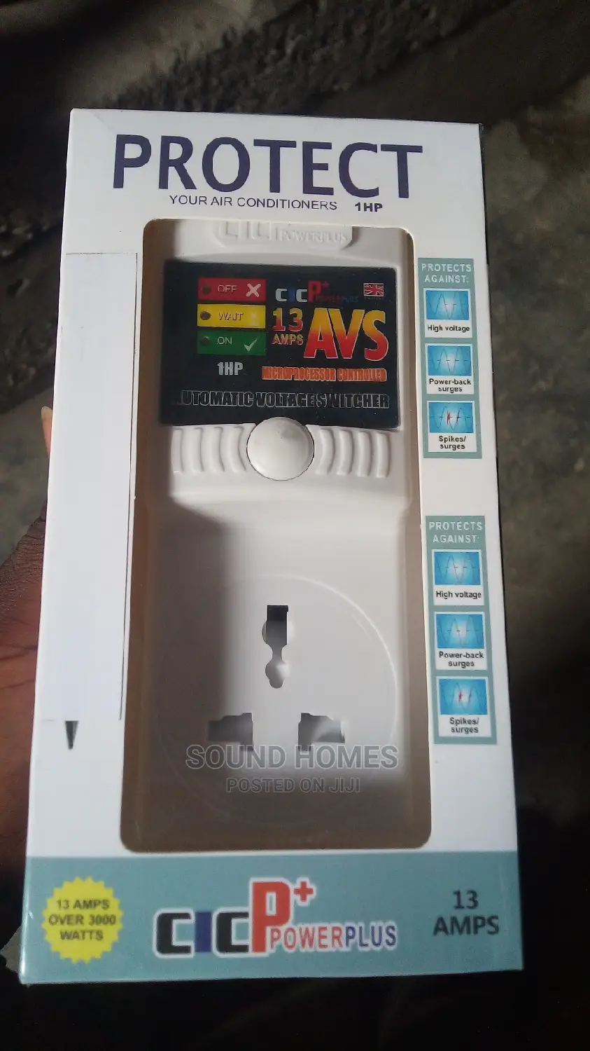 13amps AVS Surge Protector