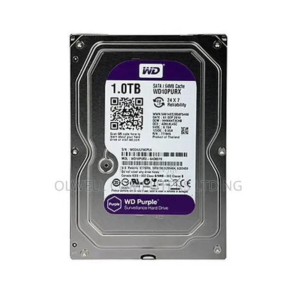 CCTV Western Digital Wd 1tb Hard Drive Disk(Hdd)