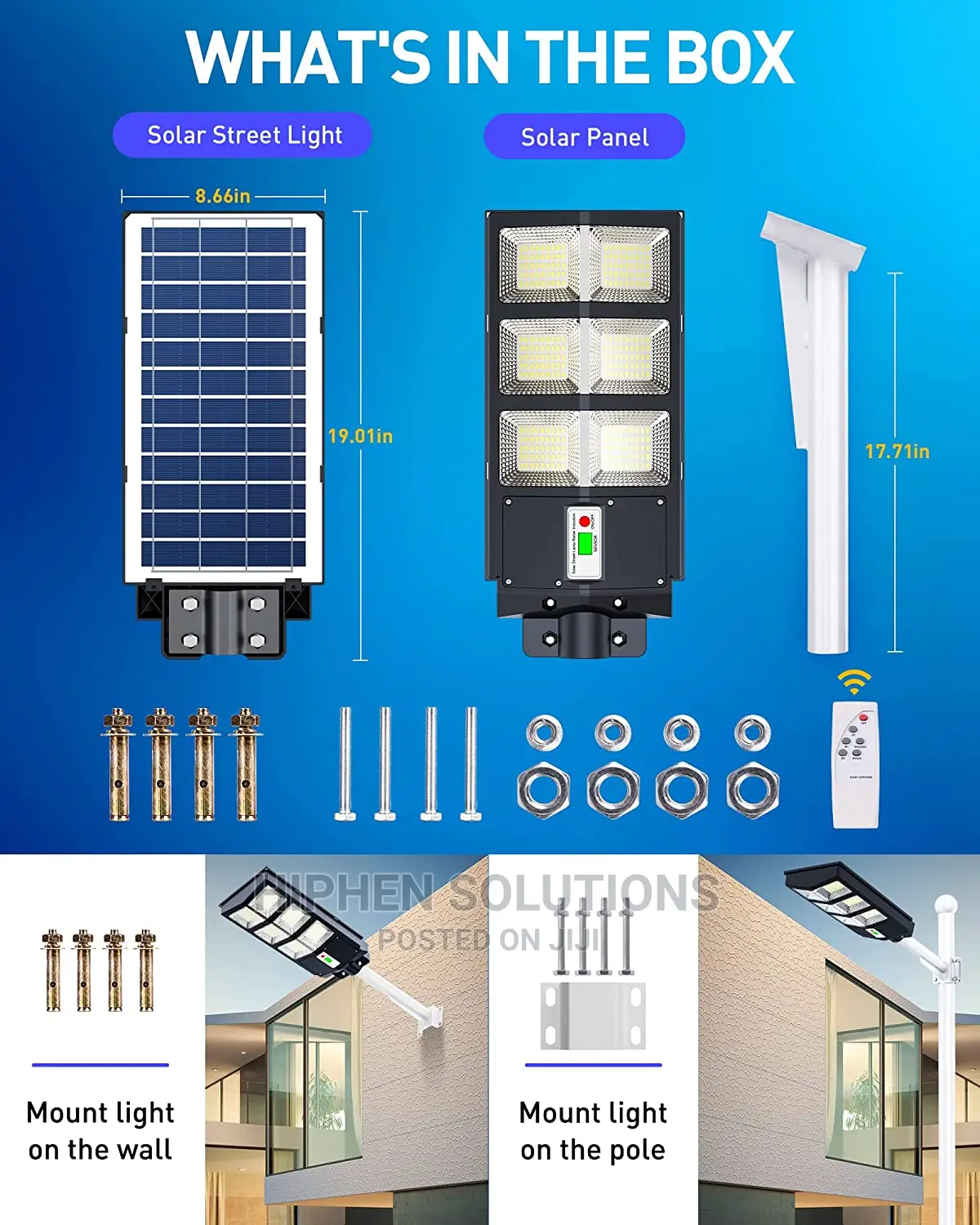 Solar Security Flood Light
